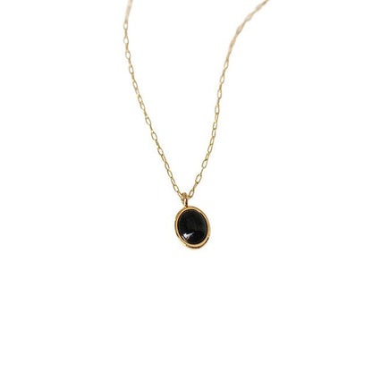 Titanium steel necklace female niche clavicle chain